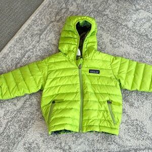 Patagonia Down Reversible Sweater Jacket 12-18 months boys